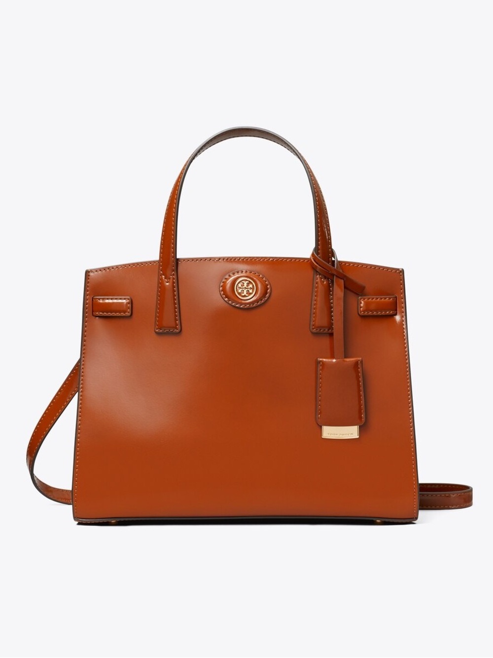 Like New Tory Burch Small Robinson Satchel